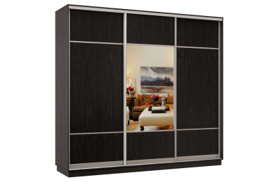 Шкаф-купе Премьер Лайт 64 (08;05;08) трехдверный