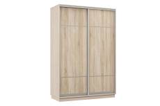 Шкафы-купе, Шкаф-купе Премьер Лайт 04  Мини (08;08) двухдверный