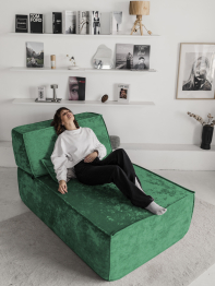 Бескаркасная оттоманка Клайд,плюше