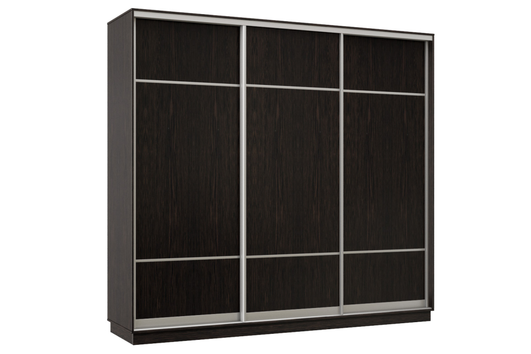 Шкафы-купе 3-х дверные, Шкаф-купе Премьер Лайт 63 (08;08;08) трехдверный