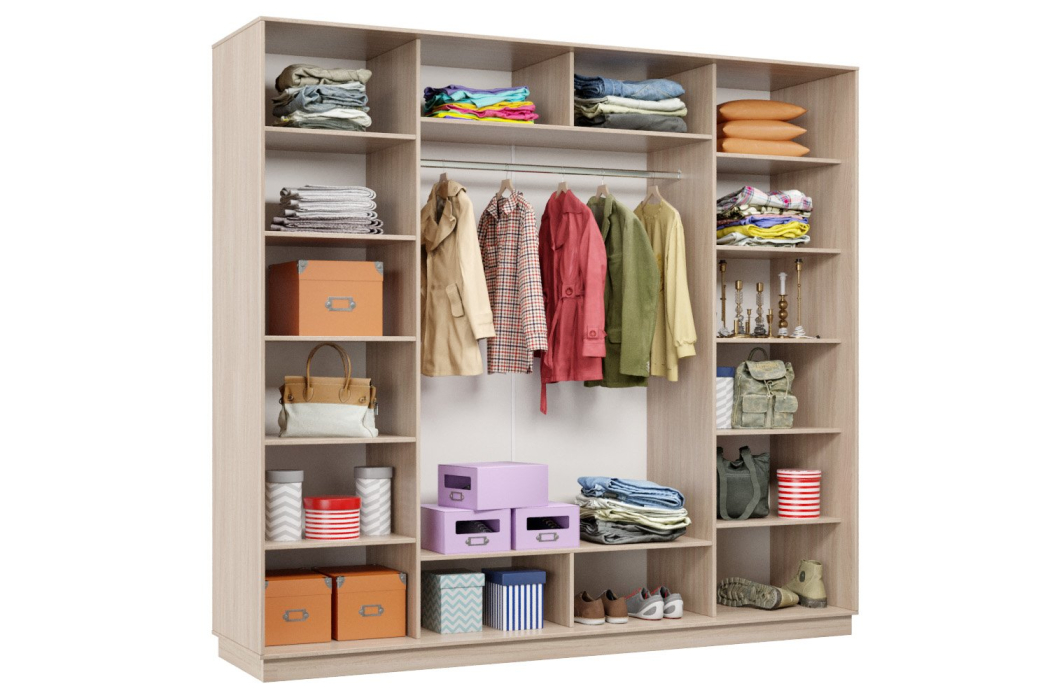 Шкафы-купе, Шкаф-купе Премьер 58 (16;16;16) трёхдверный