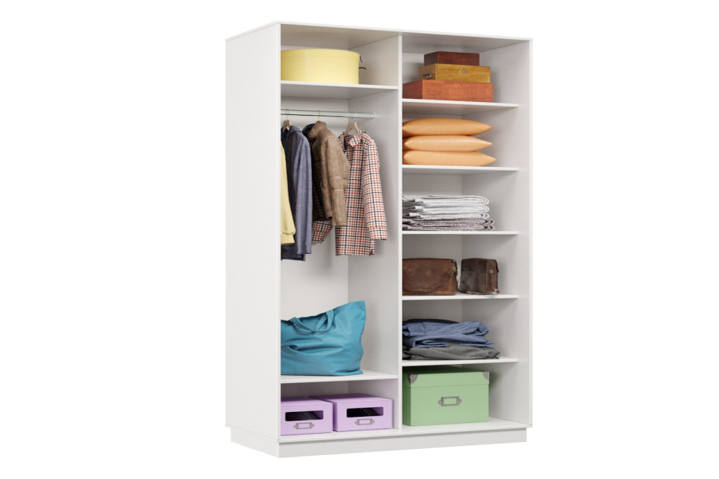 Шкафы-купе 2-х дверные, Шкаф-купе Премьер 04 (11ЗБ;11ЗБ) фасады зеркало бронза/двухдверный/Профиль чёрный муар