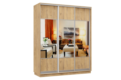 Шкаф-купе Премьер Лайт 21 (05;05;05) трехдверный