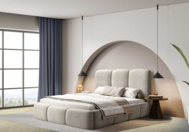 Кровать Ориола в базовых тканях, без подъемного механизма и без основания, 180х200