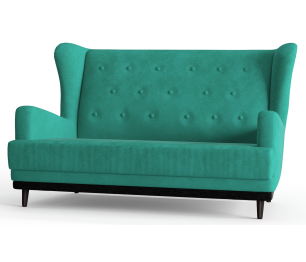 Диван прямой Барон Люкс, Велюр