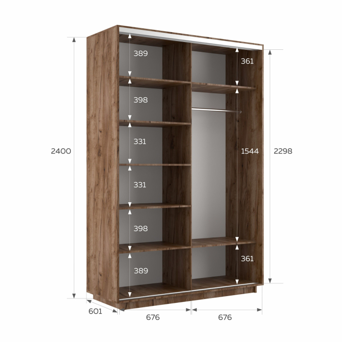 Шкафы-купе 2-х дверные, Шкаф-купе Экспресс 2-х дверный Фотопечать Шелк Стекла 140х60х240