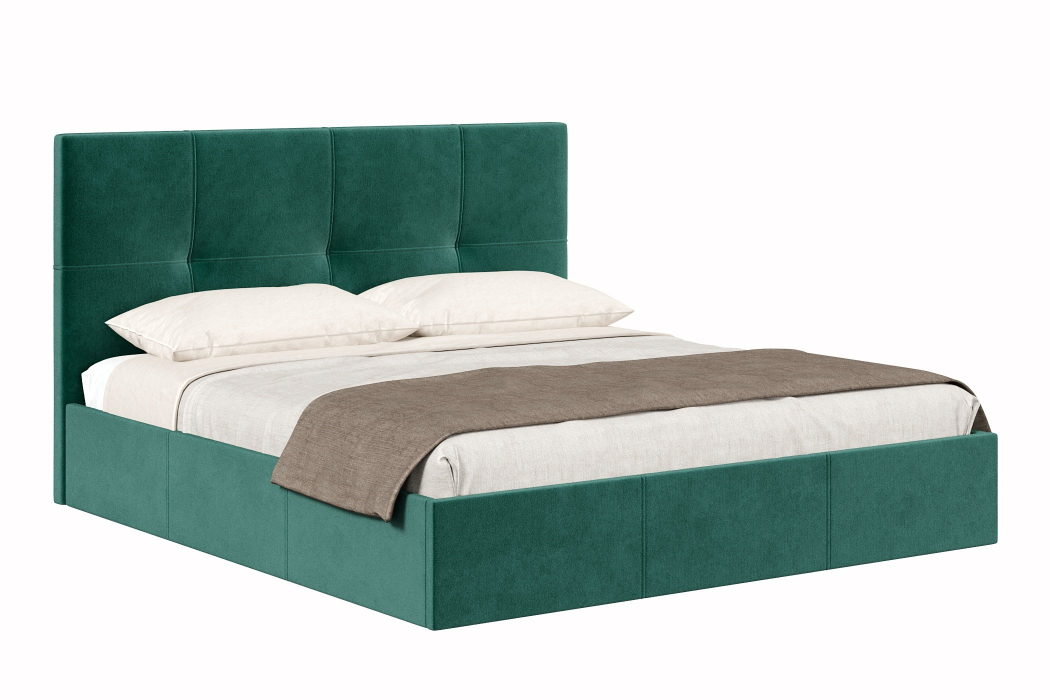 Мягкая кровать, Кровать Марсель 1800, велюр