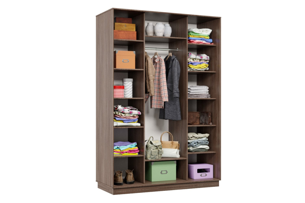 Шкафы-купе, Шкаф-купе Премьер 14 (15;15;15) трёхдверный