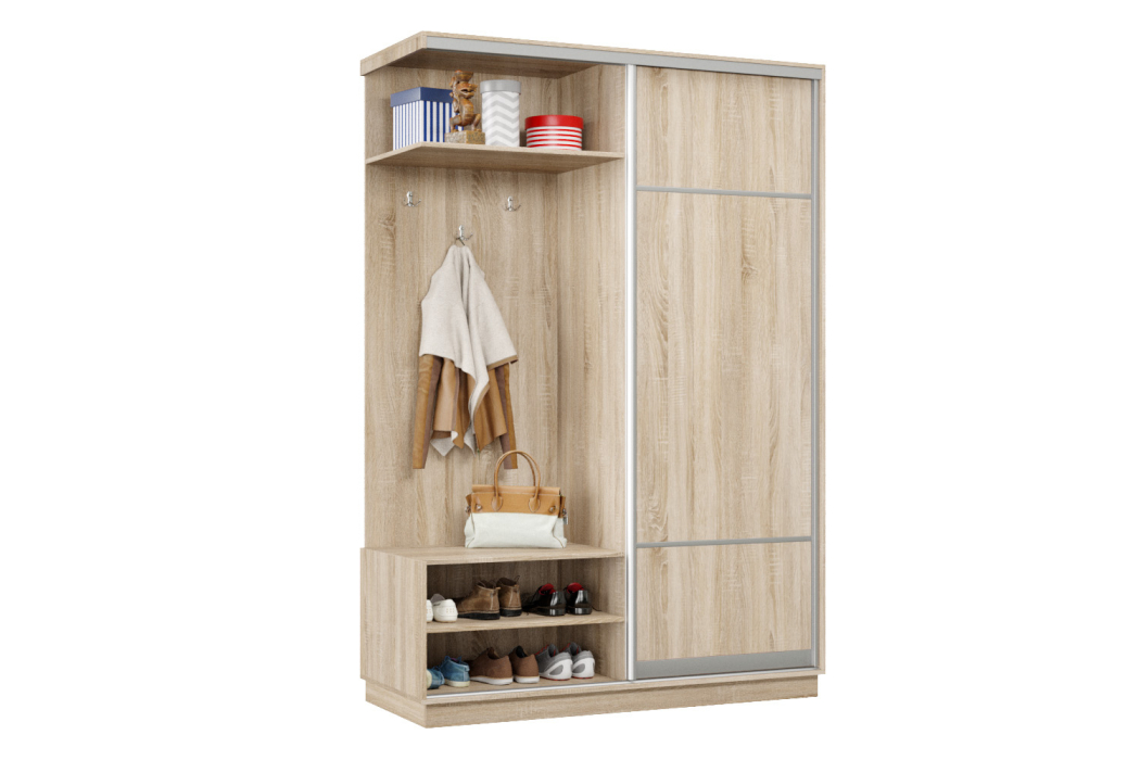 Прихожие, Прихожая Премьер 01 Лайт 08 Левая Мини