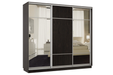 Шкафы-купе 3-х дверные, Шкаф-купе Премьер Лайт 62 (11;08;11) трехдверный