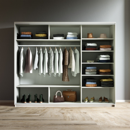 Шкаф-купе Экспресс 3-х дверный Фотопечать Квадрат Стекла 240х60х240