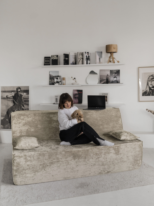 Бескаркасные диваны, Диван бескаркасный Клайд, плюш