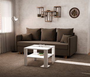 Прямой диван Санти,еврокнижка,велюр