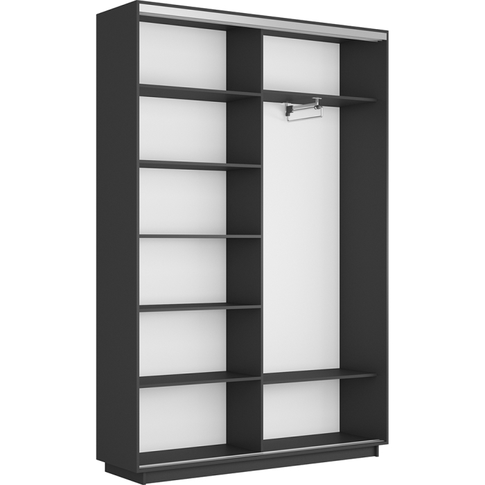 Шкафы-купе 2-х дверные, Шкаф-купе Экспресс Экспенс дуо 2200 x 1600 x 450