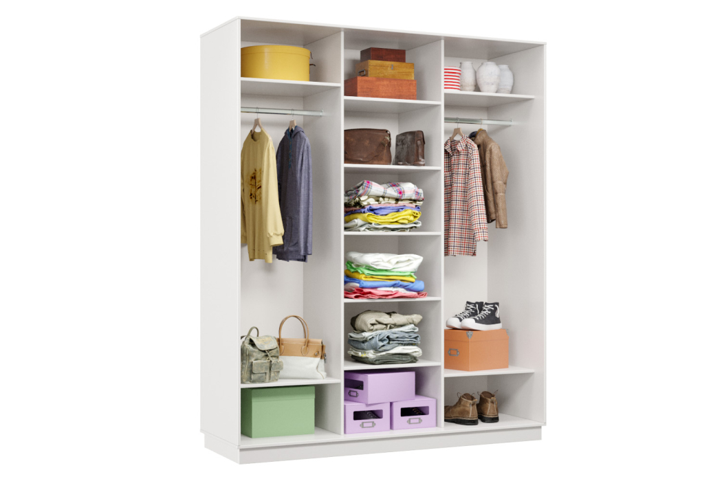 Шкафы-купе 3-х дверные, Шкаф-купе Премьер Лайт 26 (08;08;08) трехдверный