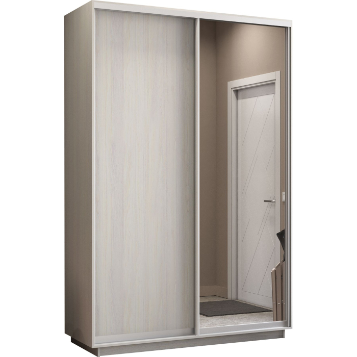 Шкафы-купе 2-х дверные, Шкаф-купе Экспресс Медиум дуо 2200 x 1600 x 450