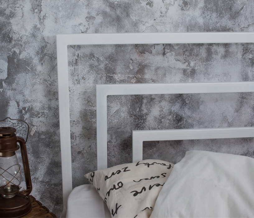 Кровати 140 см, Металлическая кровать Атланта 1.4