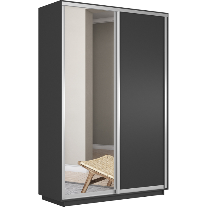 Шкафы-купе, Шкаф-купе Экспресс Медиум дуо 2400 x 1400 x 600