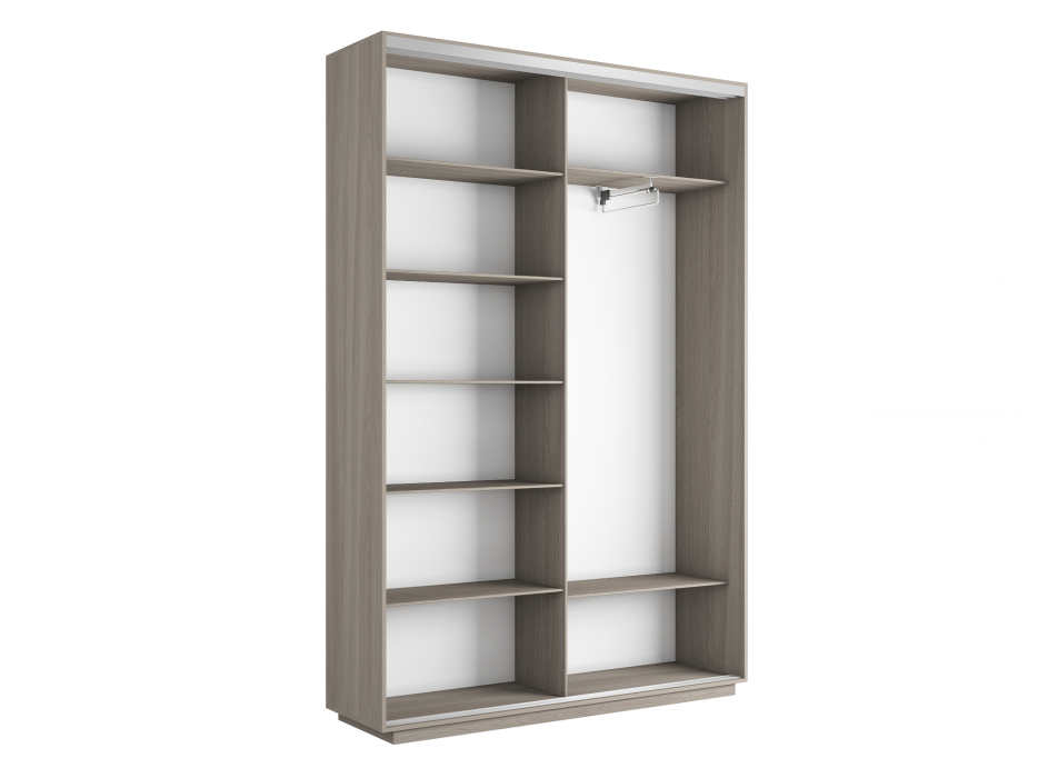 Шкафы-купе 2-х дверные, Шкаф-купе Экспресс Медиум дуо 2400 x 1600 x 450