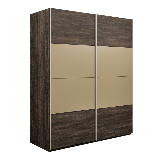 Шкафы-купе 2-х дверные, Шкаф-купе Эста 2-х дверный ДСП/Стекла фисташка/Доводчик 200х66х240