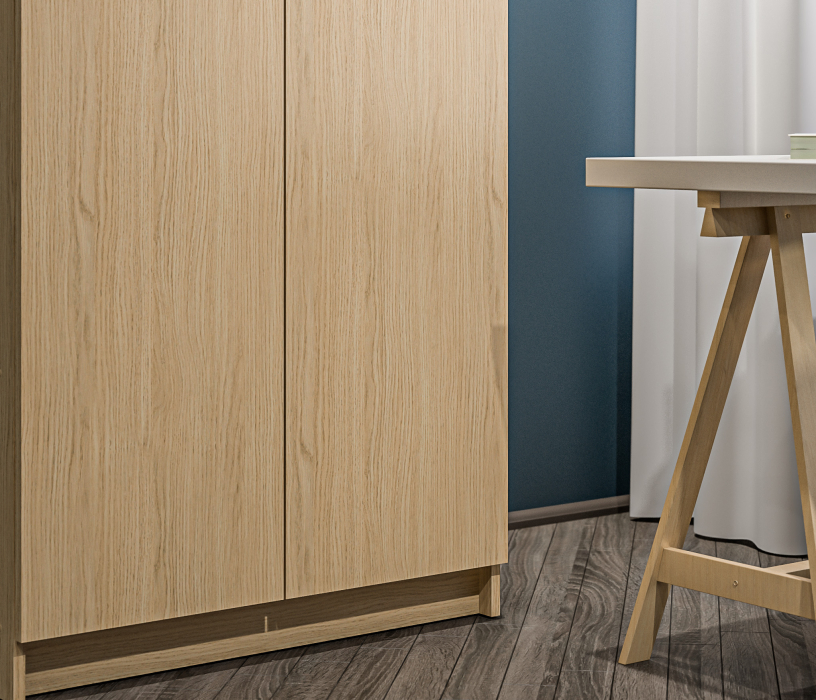 Шкафы распашные, Шкаф 2 дверный Леон СБ-3361