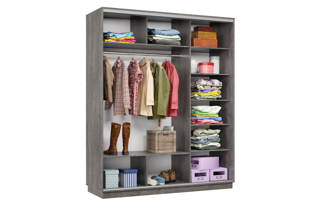 Шкафы-купе 3-х дверные, Шкаф-купе Премьер Лайт 22 (08;11;08) трехдверный