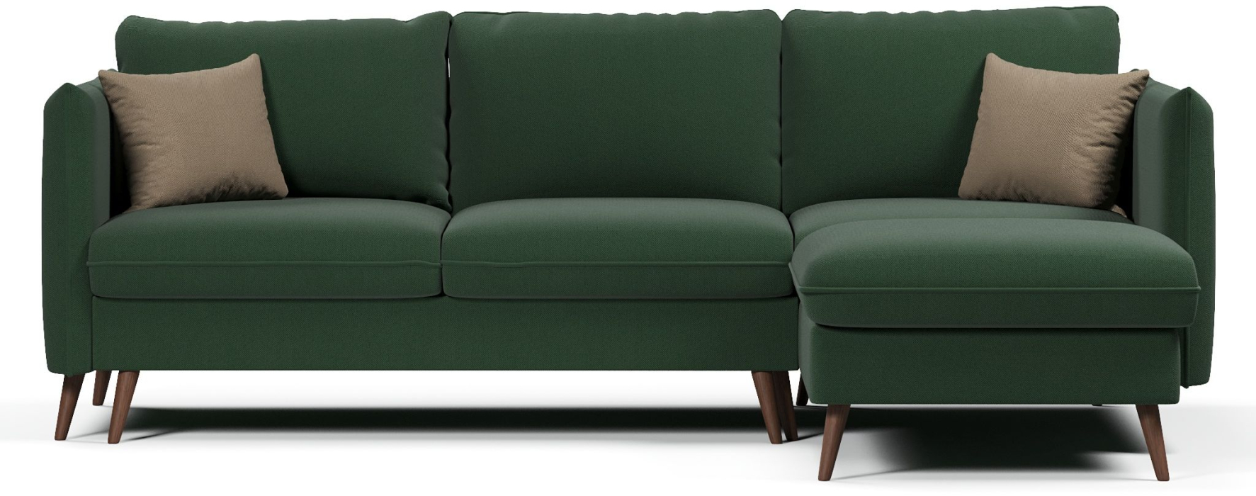 Диваны угловые, Диван угловой Пекин еврокнижка, велюр