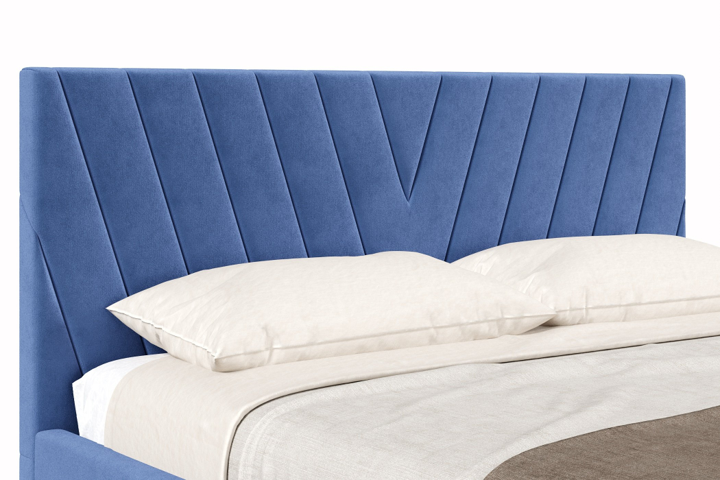 Мягкая кровать, Кровать Палермо 1800, велюр