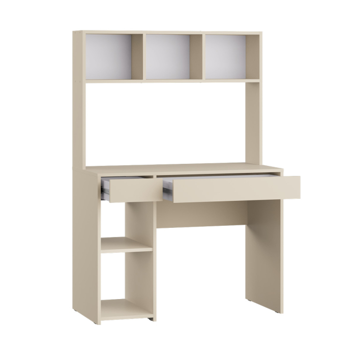 Прямые компьютерные столы, Стол компьютерный Комфорт 12.77 F, сатин