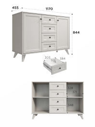 Комод Вильям ВМ-13