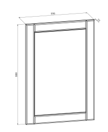 Зеркало Изабель ИЗ-90