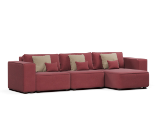 Диван-кровать угловой еврокнижка Сиэтл, велюр