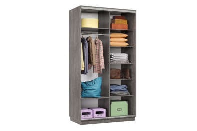 Шкаф-купе Премьер Лайт 02 Ф-1356 двухдверный