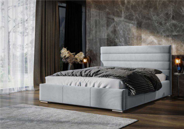 Кровать Омега в базовых тканях, с основанием и с подъемным механизмом, 160х200