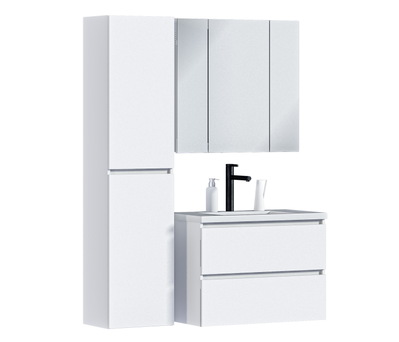 Мебель для ванных комнат, Набор для ванной Люкс-80 без раковины