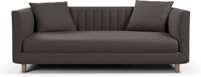 Диван прямой нераскладной Ларт, велюр