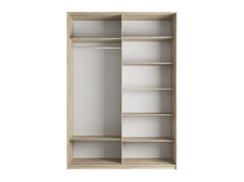 Шкаф-купе Прайм 2-х дверный ДСП/Стекло фисташка/Доводчики 120х57х230