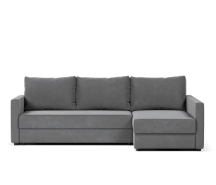 Диван угловой Фрисби дельфин, велюр