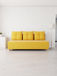 Прямой диван Сияние,еврокнижка,велюр