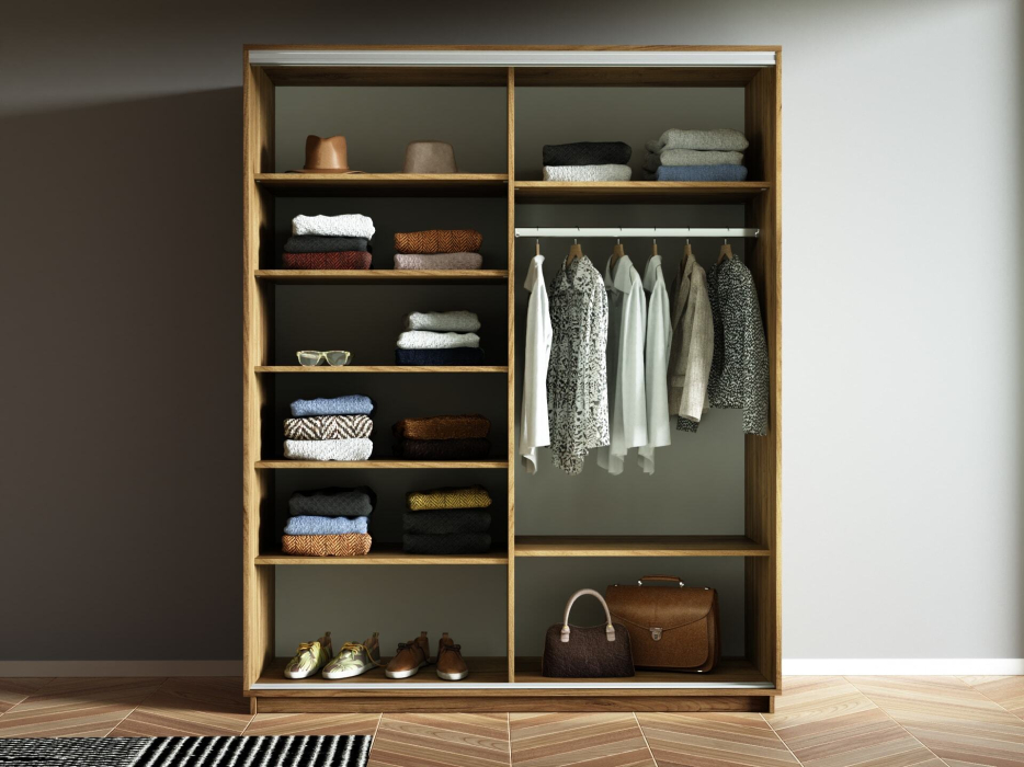 Шкафы-купе 2-х дверные, Шкаф-купе Экспресс 2-х дверный Фотопечать Шелк Стекла 140х60х240