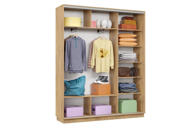 Шкаф-купе Премьер Лайт 23 (11;11;11) трехдверный