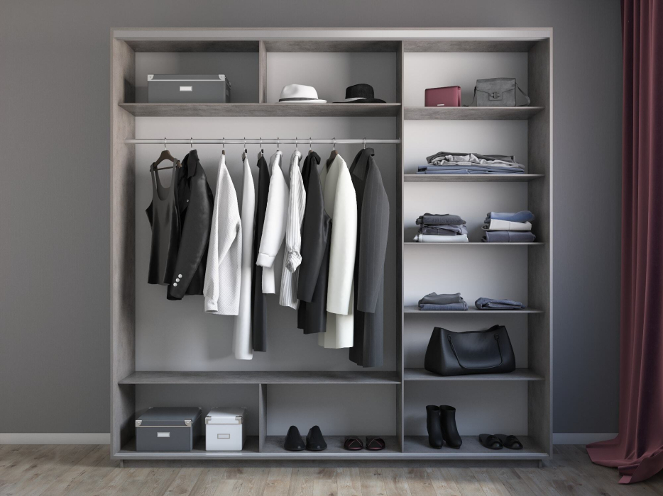 Шкафы-купе 3-х дверные, Шкаф-купе Экспресс 3-х дверный Фотопечать Квадрат Стекла 210х60х220