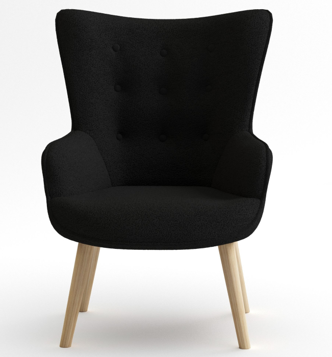 Кресло для отдыха, Кресло интерьерное Шелли, искусственный мех