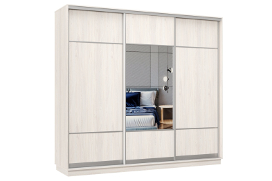 Шкаф-купе Премьер Лайт 57 (08;05;08) трехдверный