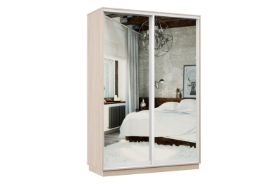 Шкаф-купе Премьер 10 ясень шимо светлый