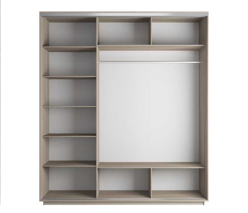 Шкафы-купе, Шкаф-купе Экспресс Экспенс трио 2200 x 2400 x 600