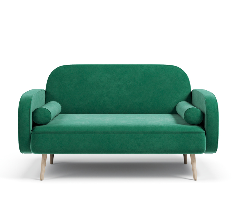 Офисные диваны, Диван прямой нераскладной Бержер, велюр