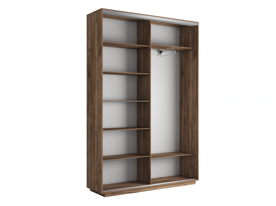 Шкафы-купе 2-х дверные, Шкаф-купе Экспресс Медиум дуо 2400 x 1600 x 450