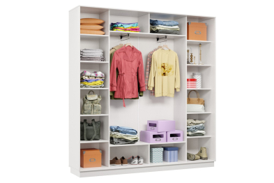 Шкаф-купе Премьер 33 белый