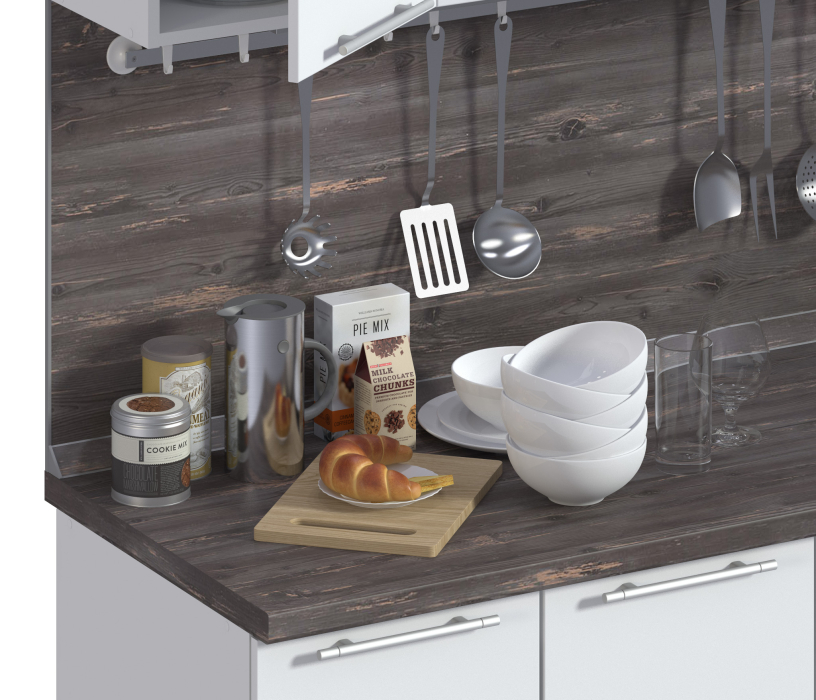 Стеновые панели из МДФ, Панель стеновая 3050*600*4 бз/7030 Черная сосна